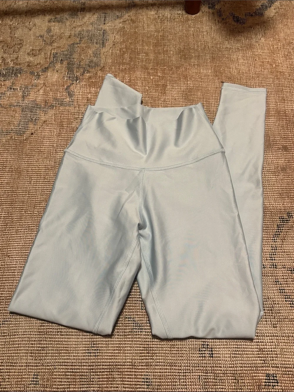 ALO Yoga High-Rise Light Blue Leggings